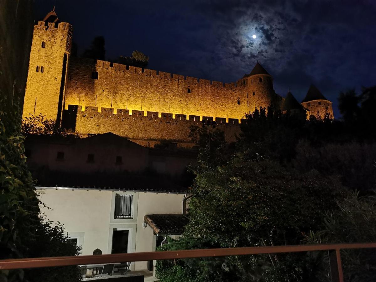 Le Cellier De Beaulieu, Au Pied De La Cite, Maison De Vacances Avec Climatisation Et Jacuzzi Carcassonne Eksteriør billede